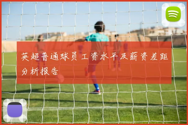 英超普通球员工资水平及薪资差距分析报告
